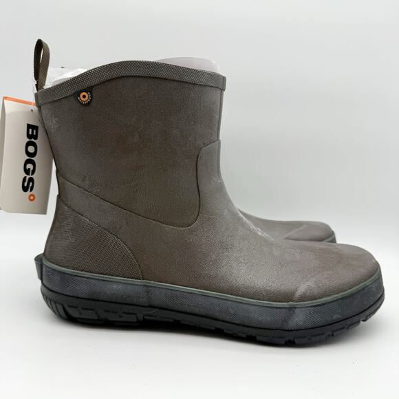 Bogs Mens Digger Mid Boot US 11 EU 44 Brown Waterproof Slip On EUC main image 6